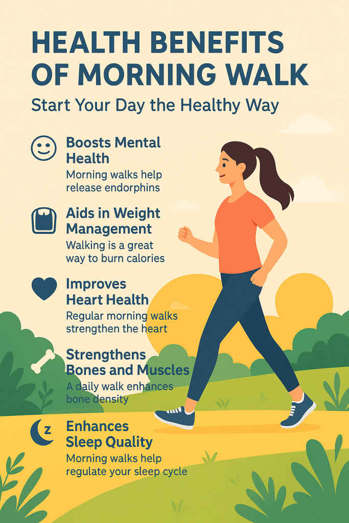 Health Benefits of Morning Walk